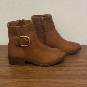 New Steve Madden Girls JBayville Boots Brown Cognac Size 2